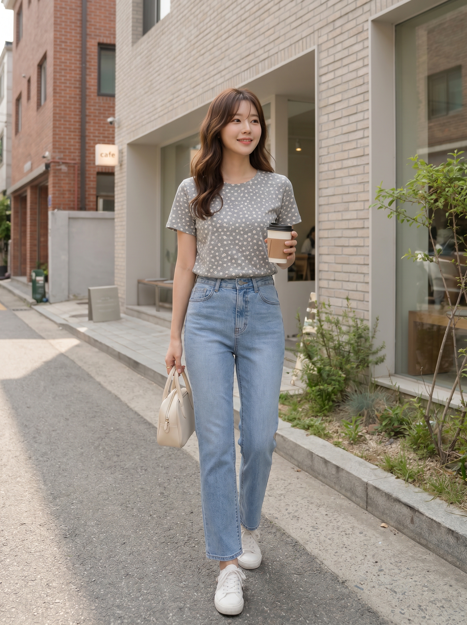 페미닌 오피스룩 예시 1